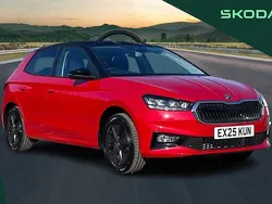 Velvet red Used 2025 Skoda Fabia Design Edition Hatchback | £19,900 (Fair price)
