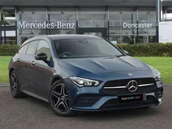 Blue Used 2022 Mercedes CLA180 AMG Line Premium Sedan | £22,905 (Good price)