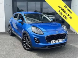 Desert island blue (exclusive paint) Used 2022 Ford Puma Gen-E Titanium SUV | £11,295 (Good price)