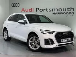 White Used 2022 Audi Q5 S-Line SUV | £31,490 (Fair price)