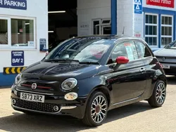 Onyx black Used 2023 Fiat 500 Red Hatchback | £12,995 (A bit pricey)