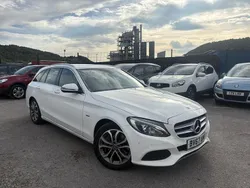 White Used 2017 Mercedes C350e Estate | £5,999 (A bit pricey)