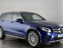 Blue Used 2018 Mercedes GLC250 AMG line Estate | £17,950 (Good price)