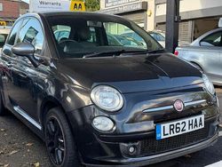 Black Used 2012 Fiat 500 Street Hatchback | £2,899 (A bit pricey)