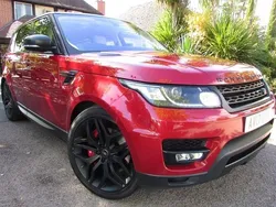 Red Used 2017 Land Rover Range Rover Sport HSE Dynamic SUV | £15,999 (Expensive)