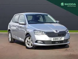 Brilliant silver metallic Used 2019 Skoda Fabia SE Hatchback | £8,300 (Good price)