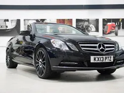 Black Used 2013 Mercedes E220 SE Cabriolet | £7,441 (Good price)