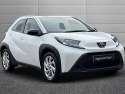 White Used 2023 Toyota Aygo PURE Hatchback | £12,750 (Fair price)