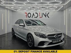 Silver Used 2020 Mercedes C220 AMG line Sedan | £18,490 (Fair price)