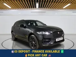 Black Used 2019 Jaguar F-Pace R-Sport SUV | £15,449 (Fair price)