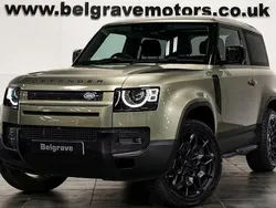 Pangea green metallic Used 2021 Land Rover Defender SE SUV | £46,480 (Super price)