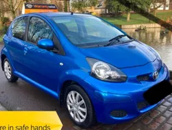 Blue Used 2010 Toyota Aygo Hatchback | £2,399 (Fair price)