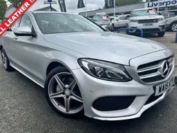Silver Used 2015 Mercedes C200 AMG line Sedan | £13,477 (Fair price)
