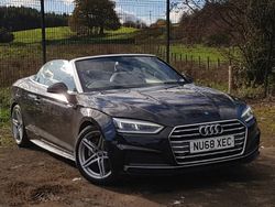 Black Used 2018 Audi A5 Cabriolet S-Line Cabriolet | £17,998 (A bit pricey)