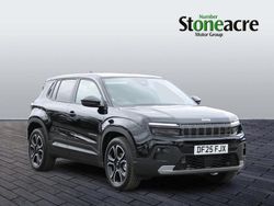 Black New 2025 Jeep Avenger Summit SUV | £21,997 (Fair price)