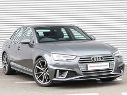 Daytona grey, pearl effect Used 2019 Audi A4 S-Line Sedan | £19,490 (Fair price)