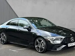 Black Used 2025 Mercedes CLA35 AMG Premium Coupe | £40,595 (Fair price)
