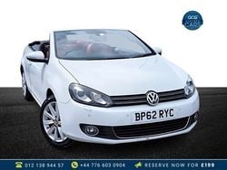 White Used 2012 VW Golf Cabriolet Cabriolet | £6,995