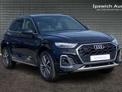Black Used 2022 Audi Q5 S-Line SUV | £31,543 (Fair price)