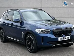 Phytonic blue metallic paint Used 2021 BMW iX3 Shadowline SUV | £24,586 (A bit pricey)
