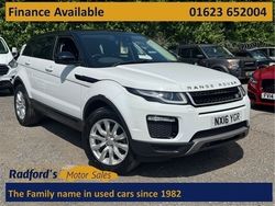 White Used 2016 Land Rover Range Rover evoque SE SUV | £9,728 (Fair price)