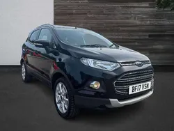 Black Used 2017 Ford Ecosport Titanium SUV | £6,290 (Fair price)