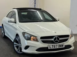 White Used 2017 Mercedes CLA220 Sedan | £9,595 (Super price)