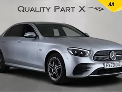 Silver Used 2020 Mercedes E300 AMG line Sedan | £23,650 (Good price)