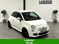 White Used 2015 Fiat 500 S Hatchback | £6,490 (Fair price)