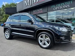 Black Used 2015 VW Tiguan R-line SUV | £9,995 (Fair price)