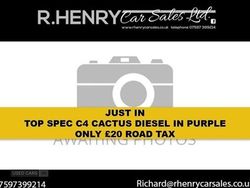 Mauve/purple Used 2015 Citroën C4 Cactus Flair Hatchback | £5,695 (Fair price)