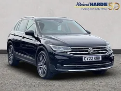 Black Used 2022 VW Tiguan Elegance SUV | £25,799 (Good price)