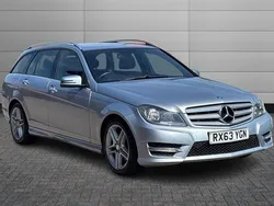Diamond silver Used 2013 Mercedes C180 AMG Estate | £6,990 (Fair price)