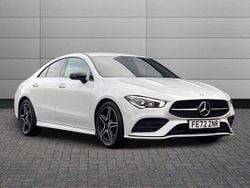 White Used 2022 Mercedes CLA180 AMG Line Premium Sedan | £24,395 (Good price)