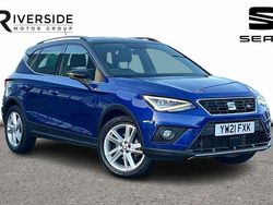 Mystery blue / midnight black roof Used 2021 Seat Arona FR SUV | £11,790 (Good price)