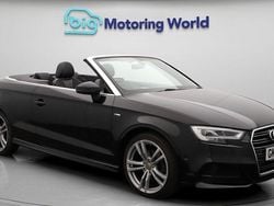 Black Used 2018 Audi A3 Cabriolet S-Line Cabriolet | £19,387 (Fair price)