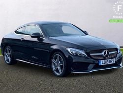Black Used 2018 Mercedes C220 AMG line Coupe | £15,799 (Good price)