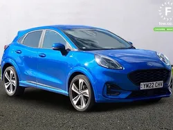Blue Used 2022 Ford Puma ST-Line X Hatchback | £16,799 (Fair price)