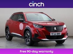 Red Used 2022 Peugeot 2008 Allure Premium SUV | £14,849 (Fair price)
