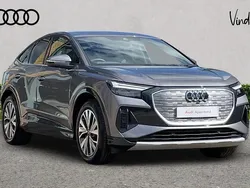 Grey Used 2024 Audi Q4 Sportback e-tron Sport SUV | £33,619 (Good price)