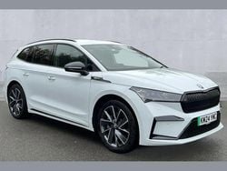 White Used 2024 Skoda Enyaq iV SportlinePlus SUV | £28,990 (Good price)
