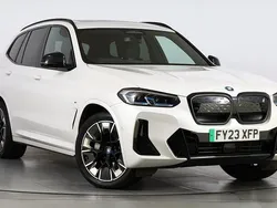 White Used 2023 BMW iX3 M Sport SUV | £38,000 (Fair price)