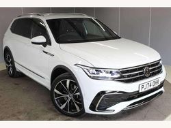White Used 2024 VW Tiguan Allspace R-line SUV | £37,595 (A bit pricey)