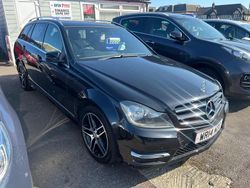 Black Used 2014 Mercedes C220 Sport Edition Estate | £9,290 (Fair price)