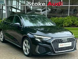 Mythos black metallic Used 2020 Audi A3 S-Line Sedan | £19,250