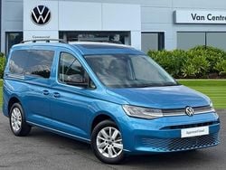 Blue New 2025 VW Caddy Maxi Life MPV | £34,491 (Expensive)