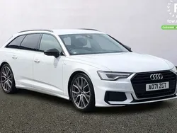 White Used 2021 Audi A6 Black Edition Estate | £25,899 (Fair price)