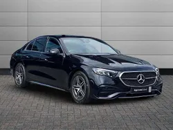 Black Used 2024 Mercedes E220 AMG line Sedan | £49,450