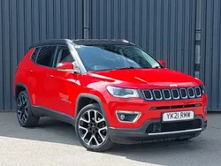 Red Used 2021 Jeep Compass Limited SUV | £16,298 (Fair price)