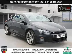 Black Used 2018 VW Scirocco R-line Coupe | £11,689 (Fair price)